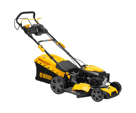 Газонокосилка бензиновая самоходная 4.5 л.с. 46 см вес 37 кг, травосборник 60 л, эл. стар GLD-460SPVE DENZEL Фотография_1