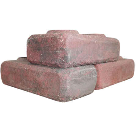 Кирпич облицовочный Ermix Стареный красно-черный, 240х120х65 мм, гиперпрессованный Фотография_2