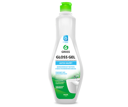 Средство для чистки ванной комнаты Gloss Gel GRASS 500мл Фотография_0