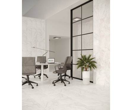 Плитка для пола Evia G Белая 418х418х8 мм Березакерамика 1 сорт Фотография_4