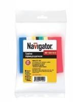 Набор термоусадочных трубок в пакете 16/8, 7 цветов по 3шт. 10см (Navigator)