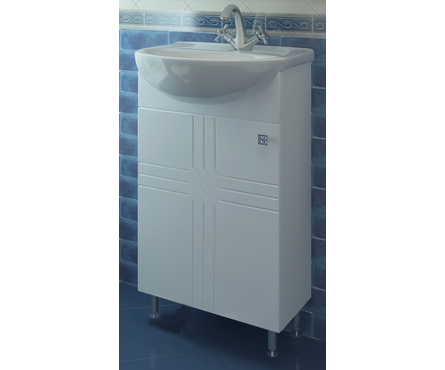 Тумба EVA GOLD «Моно 45» для ванной с умывальником «Уют 45» Фотография_1