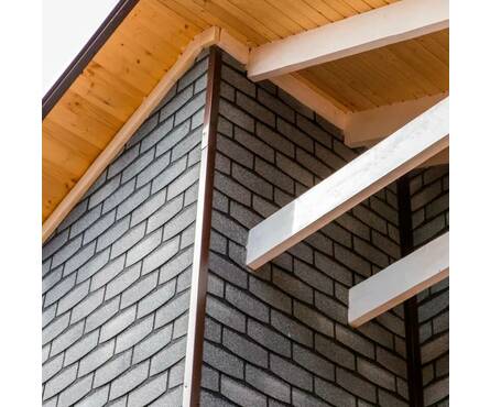 Фасадная плитка HAUBERK Камень сланец 2.2 м²/уп ТЕХНОНИКОЛЬ Фотография_2