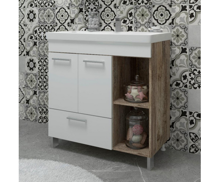 Тумба для ванной Crea 80 Фотография_3