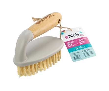Щетка-утюг универсальная бамбуковая рукоятка 145х65 мм HOME PALISAD Фотография_2