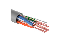 Кабель (витая пара) U/UTP 4х2х24 AWG PVC-GY медь 