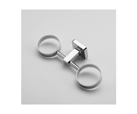 Держатель стаканов двойной R15008 хром FRUD Фотография_2
