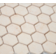 Мозаика Caramelle Mosaic Pietrine Hexagonal Botticino матовая, 292х298х6 мм, чип 18х30 мм Фотография_1