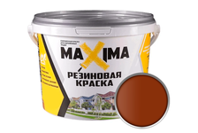 Краска резиновая Maxima №107 Шоколад, 11 кг