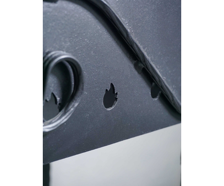 Мангал кованый с декором и подставкой разборной 750х350х700 мм Малый Фотография_6