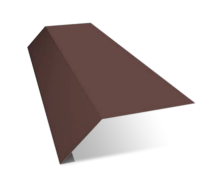 Планка карнизная для г/ч Polyester коричневая RAL8017 (2 м) Фотография_0