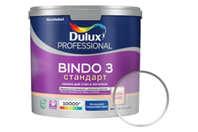 Краска интерьерная DULUX BINDO 3 латексная, глубокоматовая, база BС, прозрачная (2.25 л)