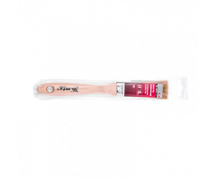 Кисть плоская 20 мм 3/4 нат. щетина, деревянная ручка Евро MATRIX Фотография_3