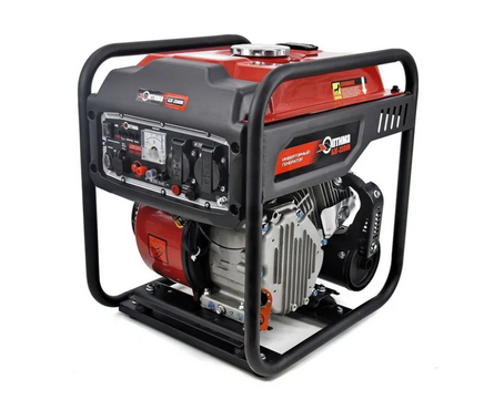Генератор бензиновый инверторный 3 кВт 220В бак 7 л ручной стартер БЭГ-3500I ОПТИМА Фотография_6