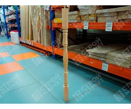 Балясина Витая №2 50х50х900 мм сорт А хвоя Фотография_1