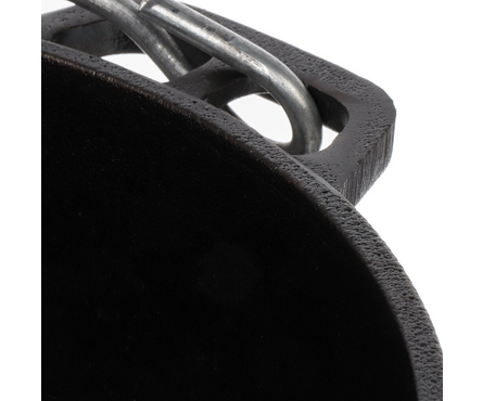 Казан чугунный 6 л с алюминиевой крышкой d260, с дужкой ГАРДАРИКА Фотография_2