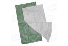 Мешок полипропилен, зеленый, 55-50х95-90 см,  55 гр