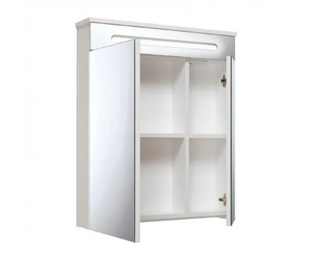 Шкаф зеркальный Парма-60 белый Фотография_1
