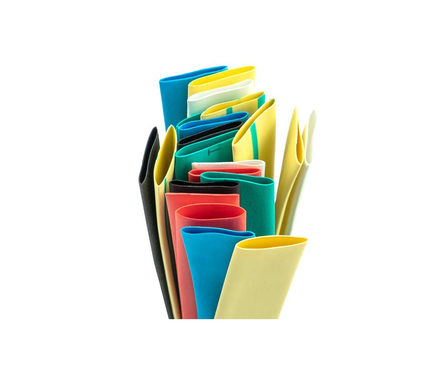 Трубка термоусадочная EKF ТТУ 8/4, 100 мм (набор 21 шт по 3 каждого цвета)  Фотография_1