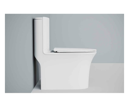 Унитаз-монолит EVA GOLD SM9612, безободковый ДП с быстрым съемом (с гофрой и подводкой) Фотография_2