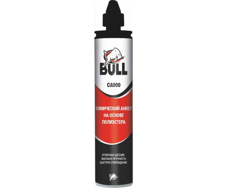 Анкер химический/комплект для инжекции BULL CA900 300 мл Фотография_0