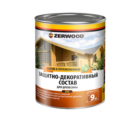 Состав для дерева алкидный ZERWOOD ZDS тик 0.85 л  Фотография_0