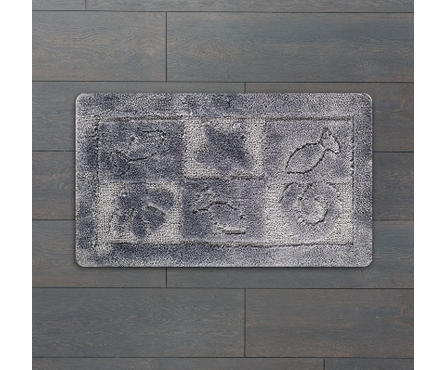 Коврик для ванной 40x70 см IDDIS серый Фотография_1