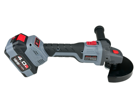 УШМ 125 мм 18B, 8500 об/мин, Li-Ion аккум, бесщеточная 2 шт, 4 Ач, PROFIPOWER Фотография_1