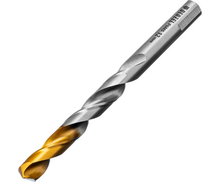 Сверло по металлу 12х151 мм Р6М5 1 шт Golden Tip DENZEL Фотография_3