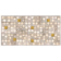 Панель ПВХ 955х480мм Мозаика Мрамор с золотом  Фотография_0