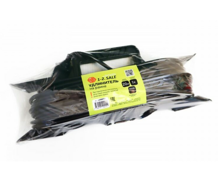 Удлинитель на рамке 20 м 1 гнездо б/з 2х1.5 мм² 16А 3.5 кВт Фотография_1