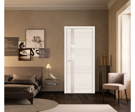 Дверь Scandi NZ1 слоновая кость (800 мм, 2000 мм, 40 мм, эмаль) Фотография_1