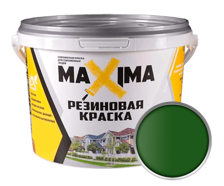 Краска резиновая MAXIMA № 105 Тайга, 2.5 кг Фотография_0