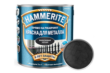 Краска по ржавчине 3 в 1 молотковая черная HAMMERITE 2.5 л