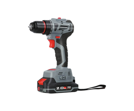 Дрель-шуруповерт бесщеточный 20 В 2 шт Li-ion акк. 2 Ач, 40 Нм, з.у. кейс  MKBL-20B PROFIPOWER Фотография_0