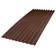 Ондулин SMART лист коричневый (1950х950мм) Фотография_0