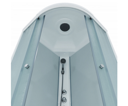 Душевая кабина полукруг 900х900х2280х4 мм средний поддон Градиент Лайт ТРИТОН Фотография_1