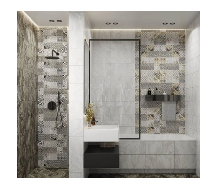 Декор 1 VALENSOLE горчичный 250х500х8 мм 1-й сорт Фотография_1