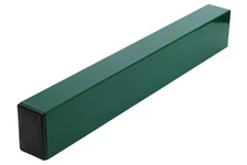 Столб с полимерным покрытием, зеленый, 40х60х3000 мм
