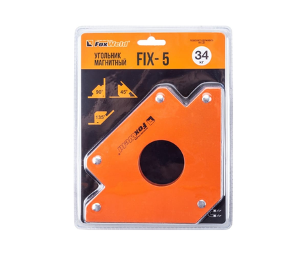 Угольник магнитный для сварки усилие до 34 кг 45°, 90°, 135° FIX-5 FOXWELD Фотография_2