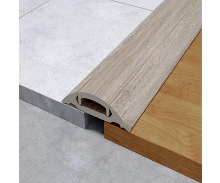 Порог с монтажным каналом 42х900 мм дуб беленый Фотография_1