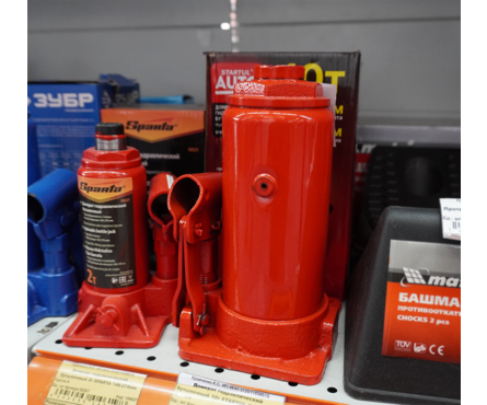 Домкрат гидравлический 10т бутылочный STARTUL 200-405 мм Фотография_11