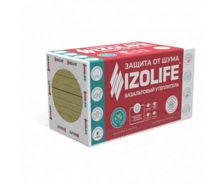 Утеплитель Минвата IZOLIFE Л35 ОПТИМА пл 30 1200х600х50 мм (5.76 м²/0.288 м³/8 плит) Фотография_0