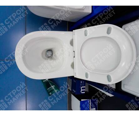 Унитаз подвесной безободковый K504 сиденье тонкое ДП, крепления EVA GOLD Фотография_7