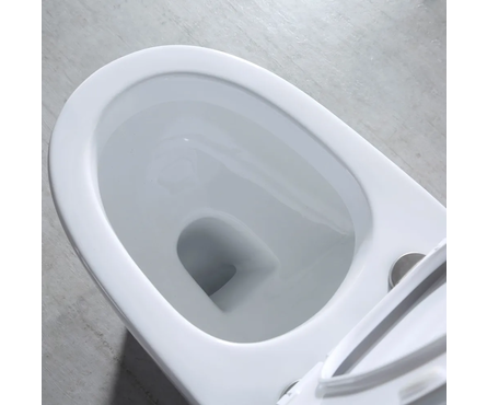 Унитаз-монолит EVA GOLD SM9601, тонкое сиденье ДП (с гофрой и подводкой) Фотография_3