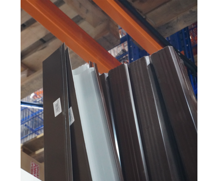 Желоб водосточный МП 120х86х3000 мм (коричневый 8017) Фотография_2