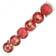 Набор шаров SY16-26 блестящие/матовые/глянцевые красные, диаметр 6 см (6 шт) Фотография_0