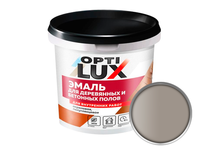 Эмаль для пола OPTILUX, серый лен, акриловая, 0.9 кг