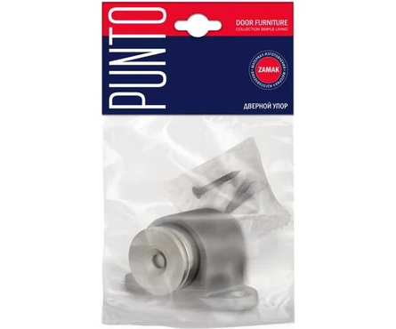 Упор дверной напольный магнитный графит PUNTO Фотография_1