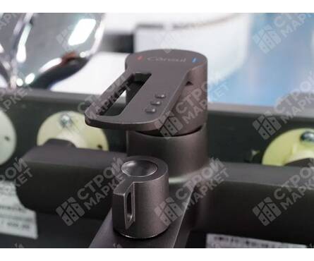 Смеситель для ванны однорычажный CONSUL короткий гусак графит 8910 Фотография_7